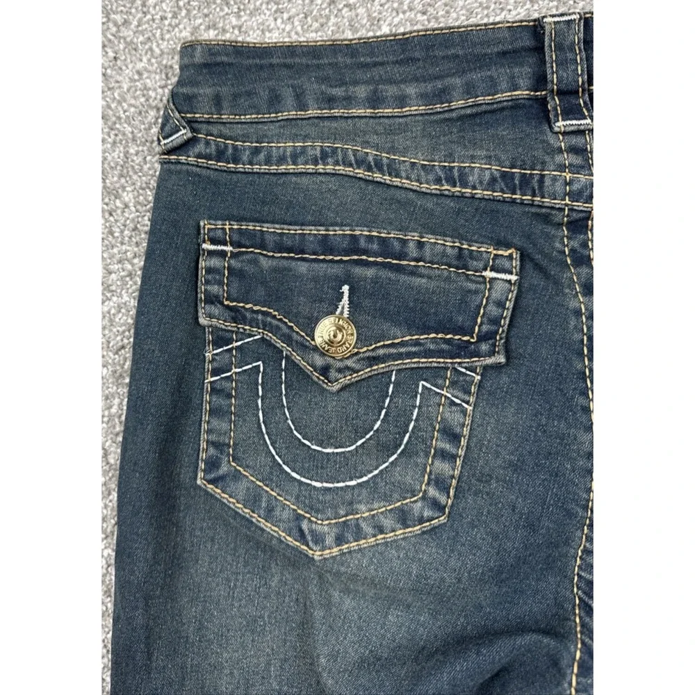 True Religion Jennie Curvy Skinny Jeans Women 29 Dark Wash Stretch